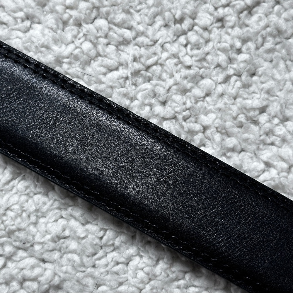 Dickies Mens Belt Reversible Brown Black Leather Size 32 Made in Guatemala NWOT - Picture 3 of 6